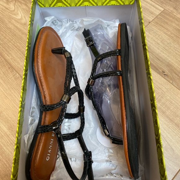 NWT : Gianni Bini : black sandals : Size 7 - Picture 4 of 6